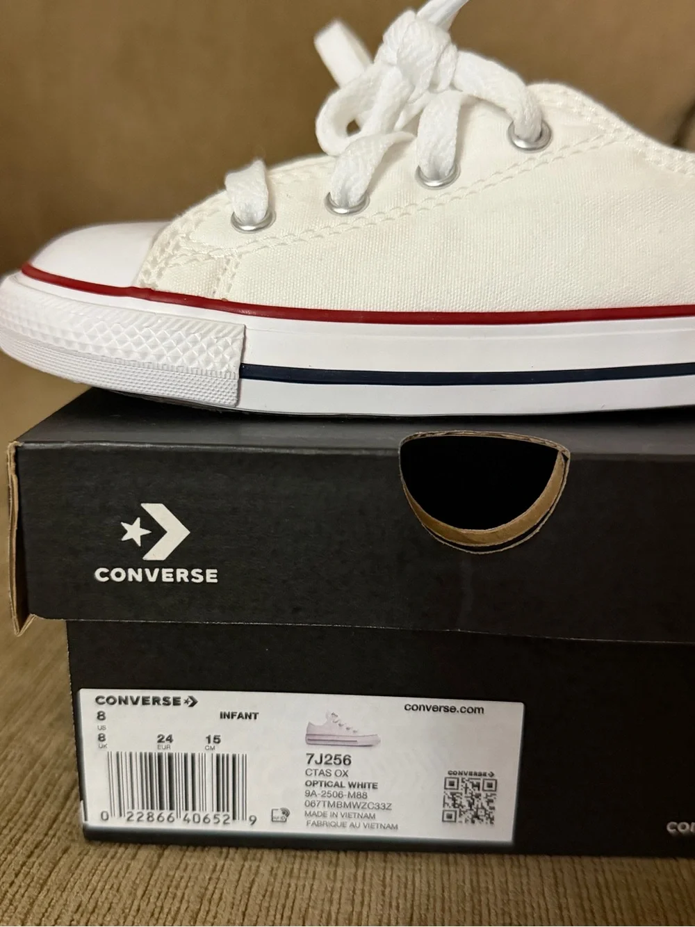 CONVERSE CHUCK TAYLOR ALL STAR OX CORE - TODDLER Size 8